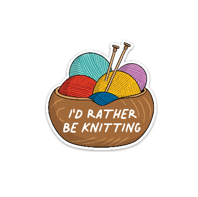 Stickers:  Knitting