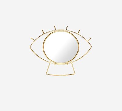 Cyclops Table Mirror Gold
