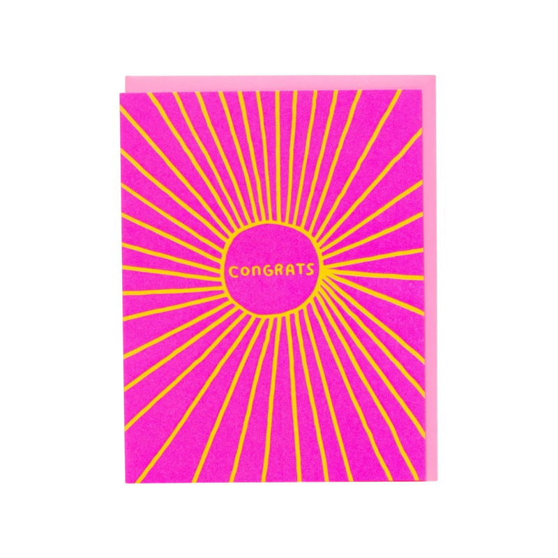 Card - Congrats: Sunbeam