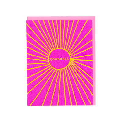 Card - Congrats: Sunbeam