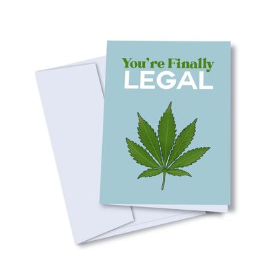 Card - Birthday: Finally Legal