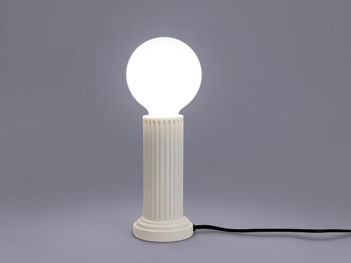 Lamp - Athena White