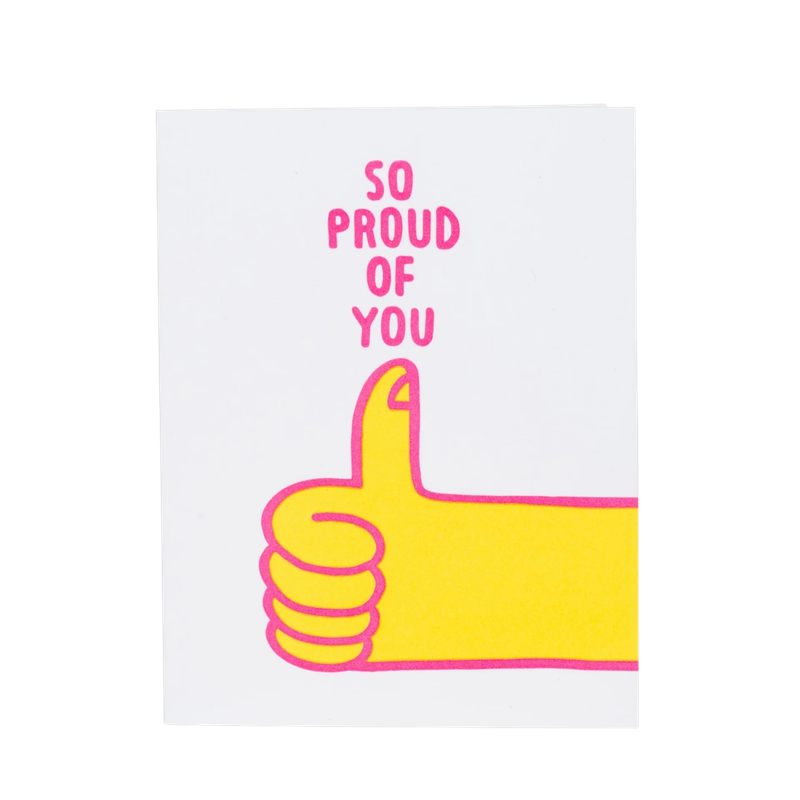 Card - Congrats: So Proud Thumbs Up