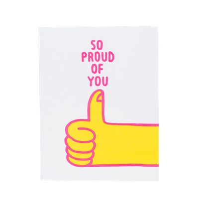 Card - Congrats: So Proud Thumbs Up