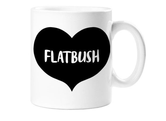 Mug: Flatbush Heart (Black)