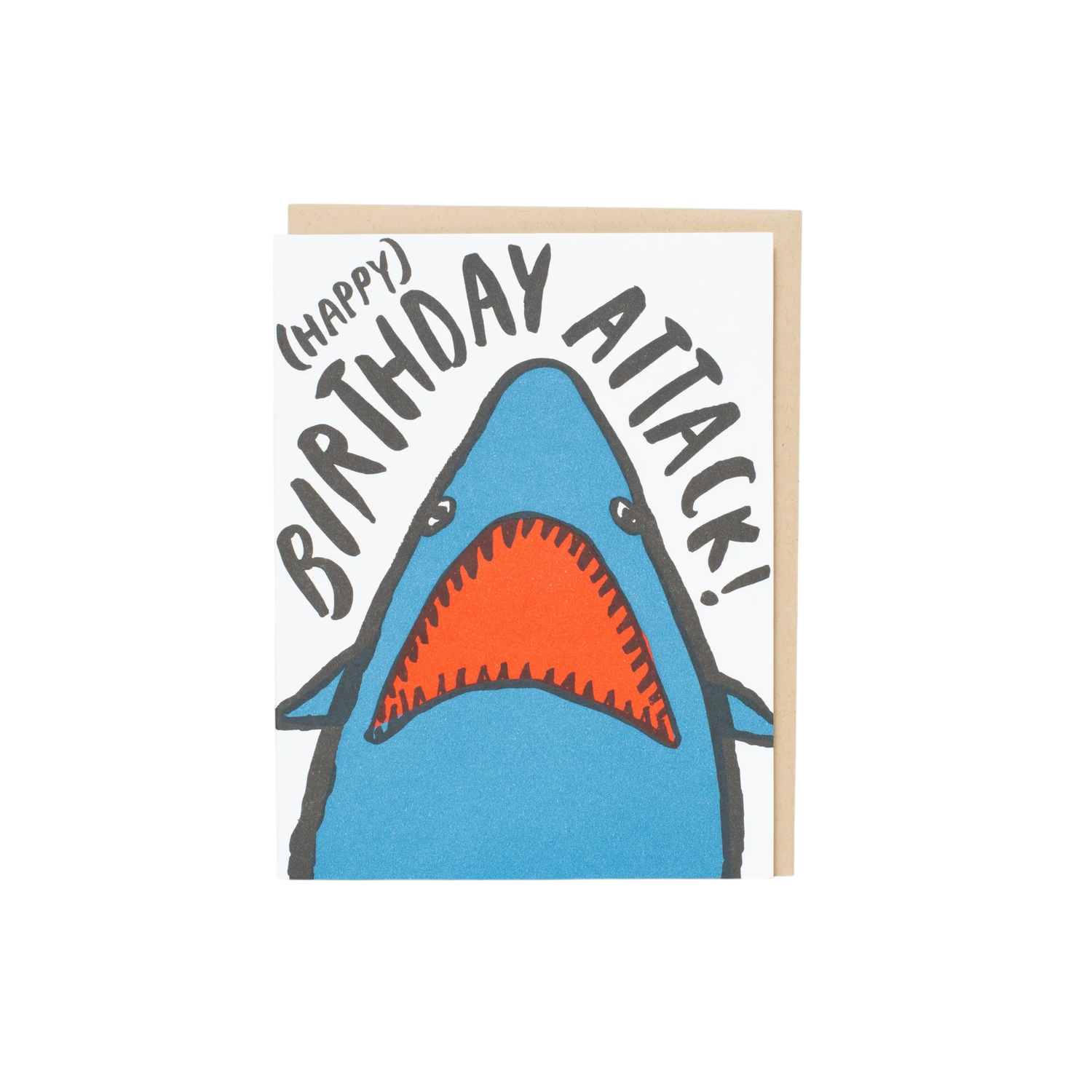 Card - Birthday: Birthday Attack Shark