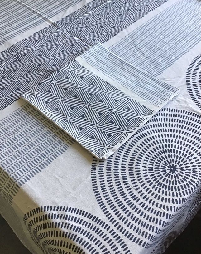 Tablecloth (60x60) - Tribal Melange Blue