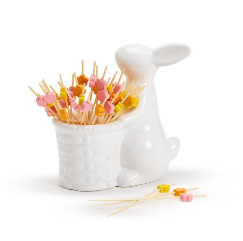 Easter Bunny Flower Picks Multi Colored