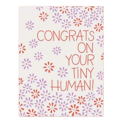 Card - Baby: Tiny Human Congrats