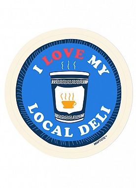 Sticker: I Love My Local Deli