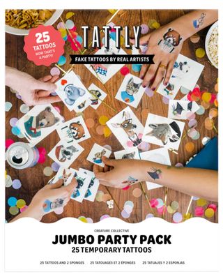 Temporary Tattoo: Creature Jumbo Party Pack