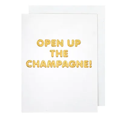 Card - Congrats: Open the Champagne