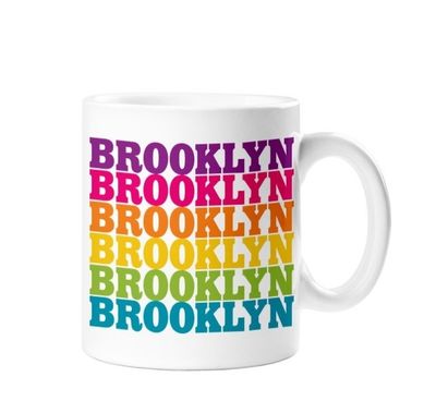 Mug: Brooklyn Supergraphics - Bright