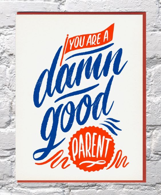 Card - Blank: Damn Good Parent