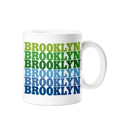 Mug: Brooklyn Supergraphics: Cool