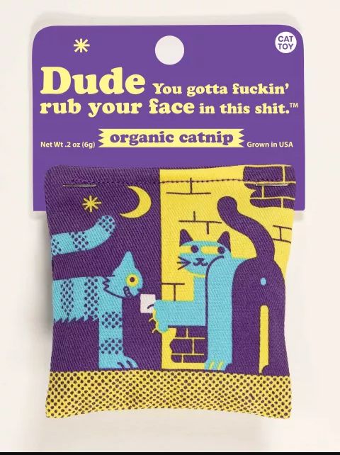 Pet- Catnip Toy: Run Your Face in This