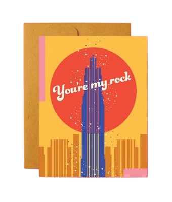 Card - Blank: You're My Rock NY