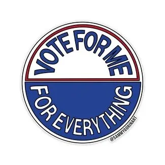 Sticker - Vote For Me, Anti Hero