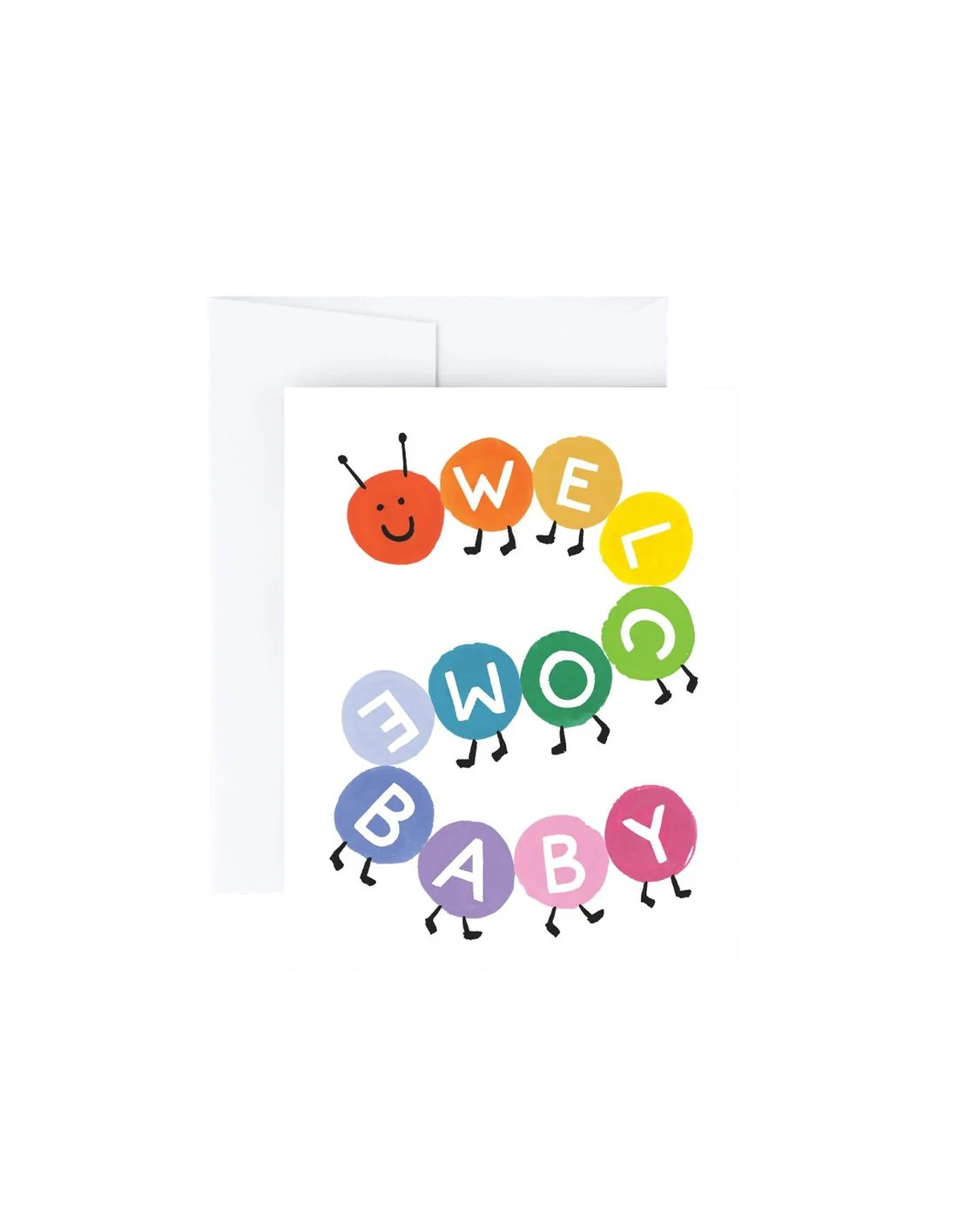 Card - Baby: Caterpiller