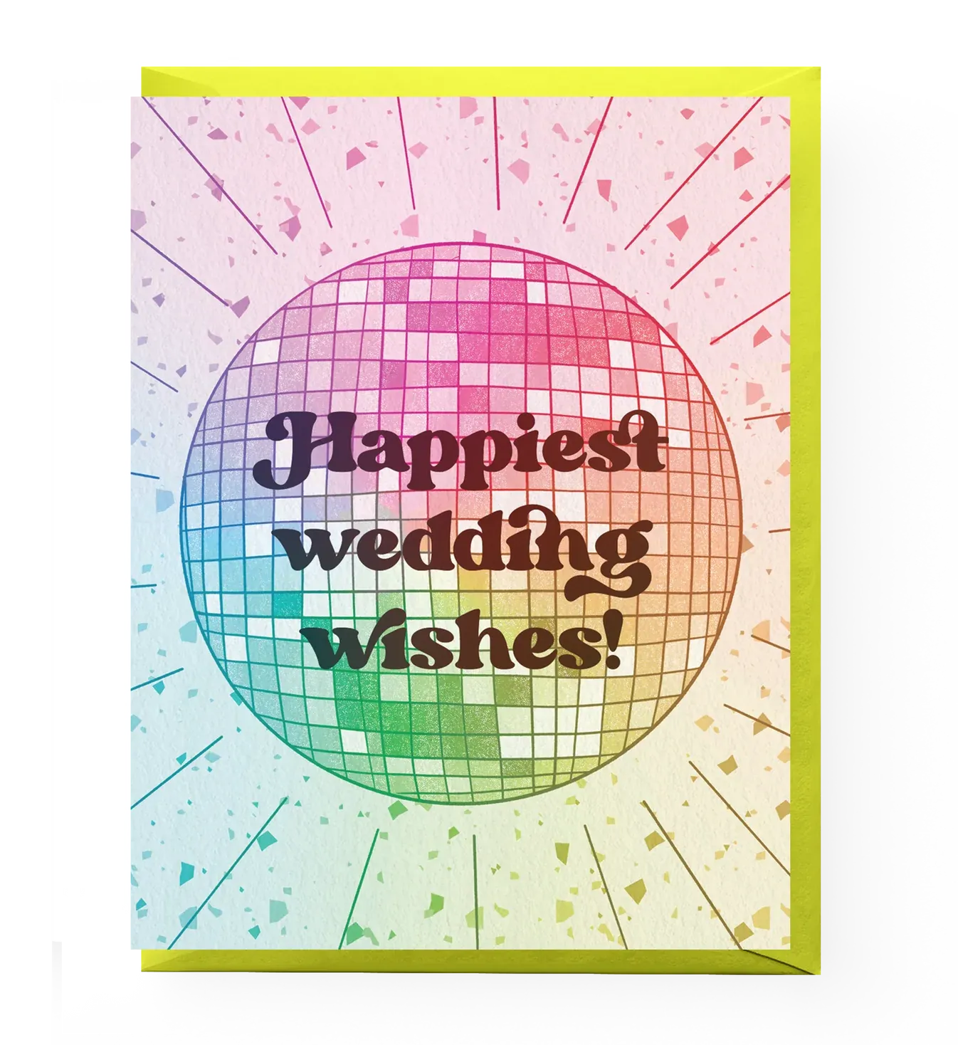 Card - Wedding: Disco Wishes