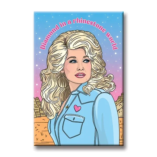 Magnet - Dolly Diamond in a Rhinestone World
