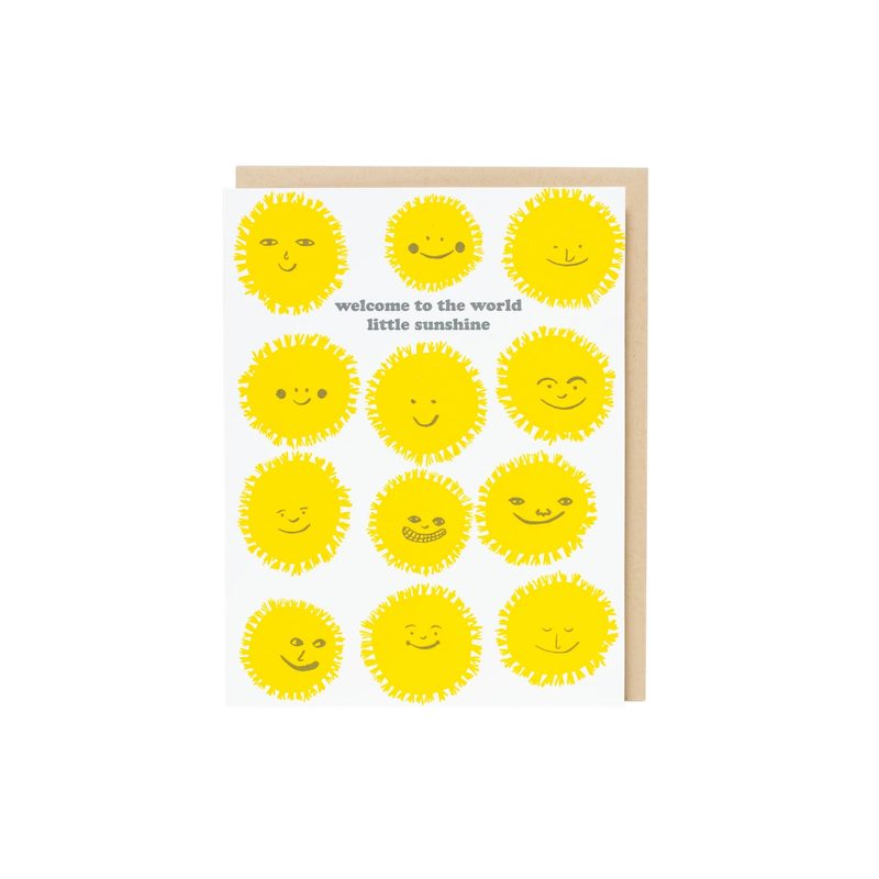 Card - Baby: Welcome Sunshine