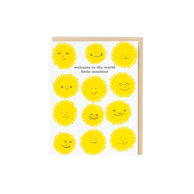 Card - Baby: Welcome Sunshine