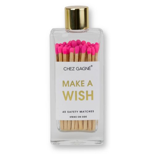 Glass Bottle Matches: Make A Wish