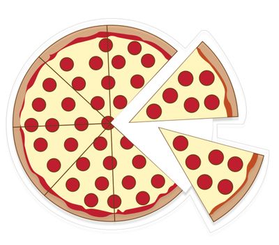 Sticker - Whole Pizza