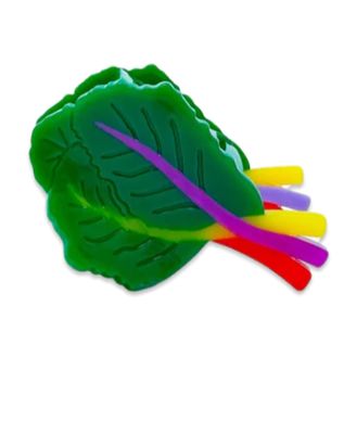 Hair Claw - Mini Rainbow Chard