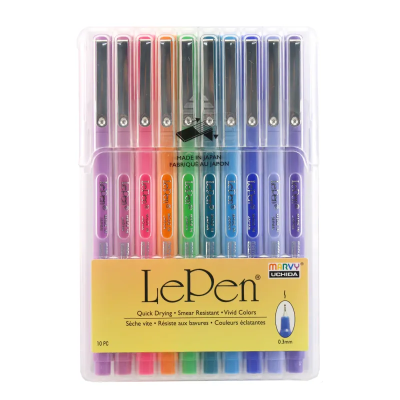 Pen Set - Le Pen 10 Bright Colors