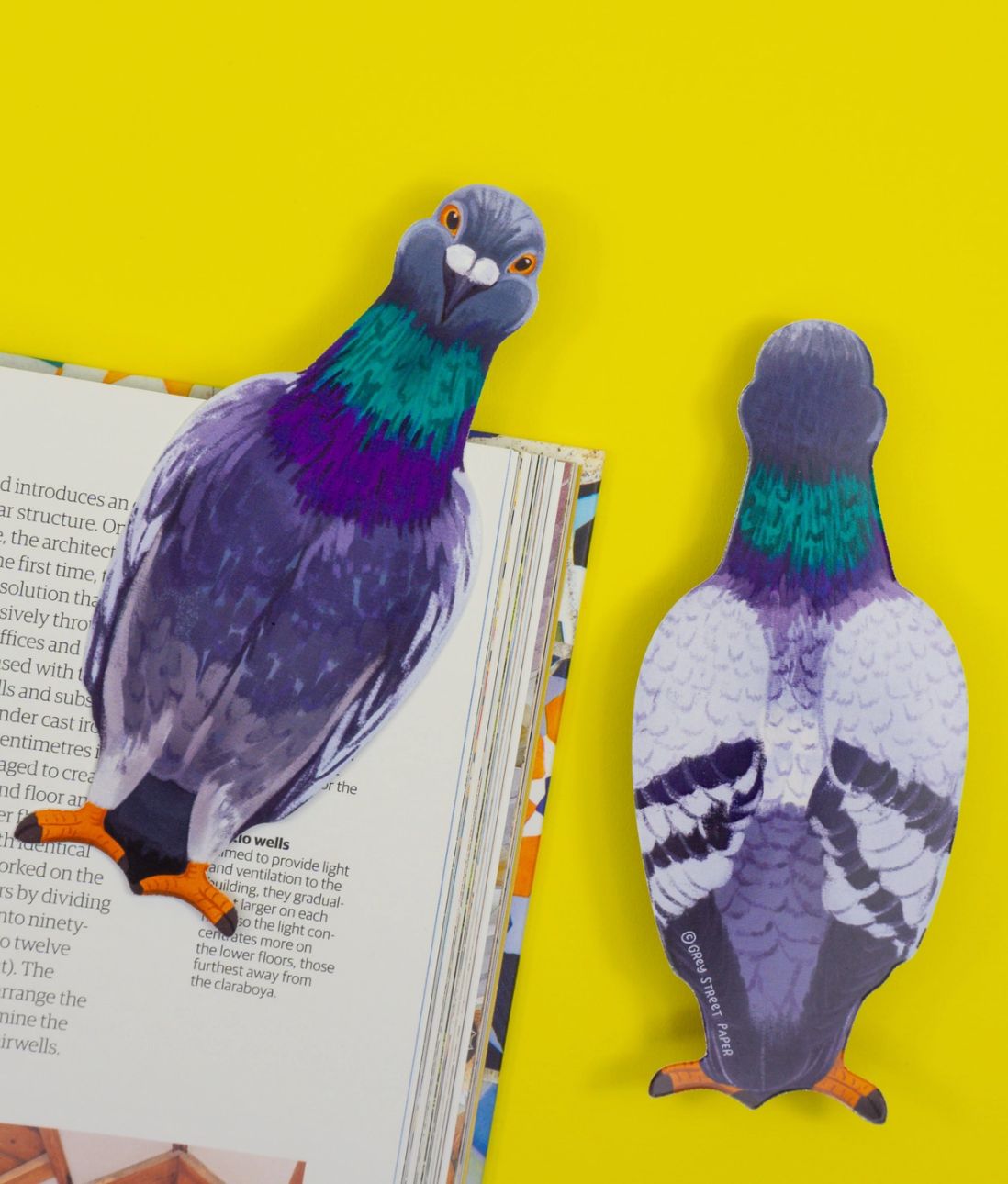 Bookmark - Diecut: Pigeon