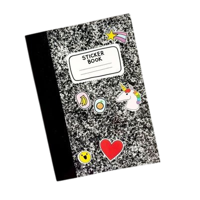 Sticker Book - Composition Notebook