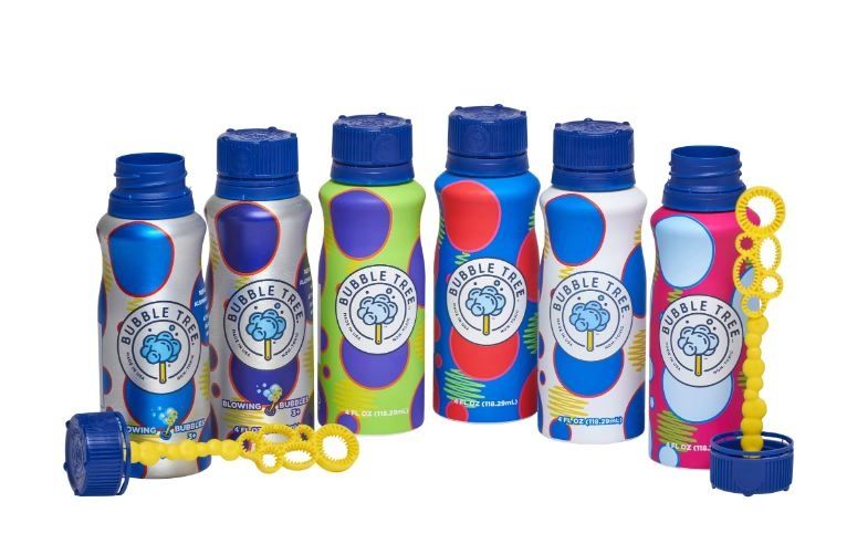 Bubbles - 4oz Aluminum Bottle with Wand
