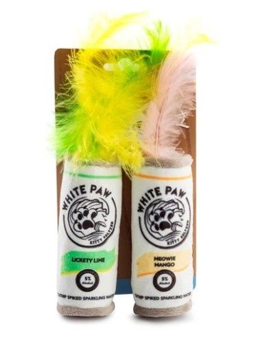 Cat Toy -  White Paw (Mango &amp; Lime)