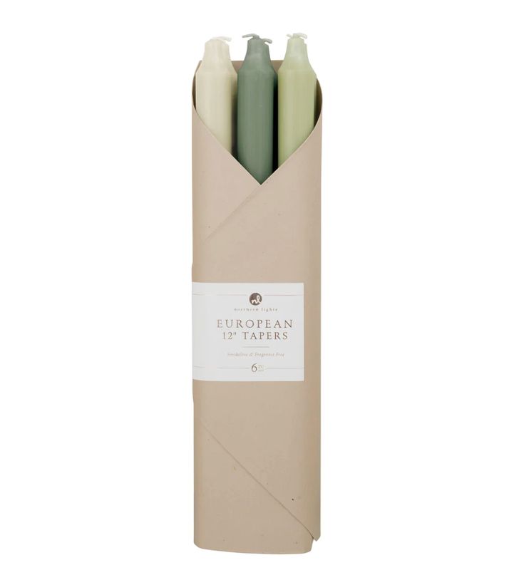 Tapered Candle - 6 Pack Cottage Vines