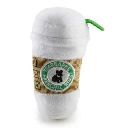 Plush Dog Toy -  Starbarks Coffee Cup with Lid