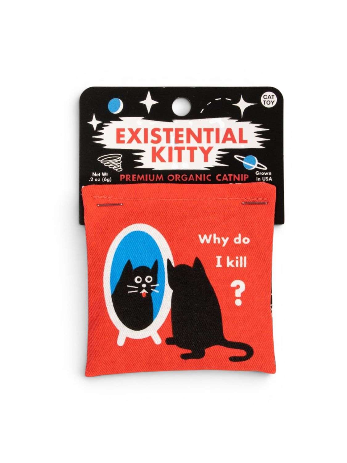 Catnip Toy - Existential Kitty