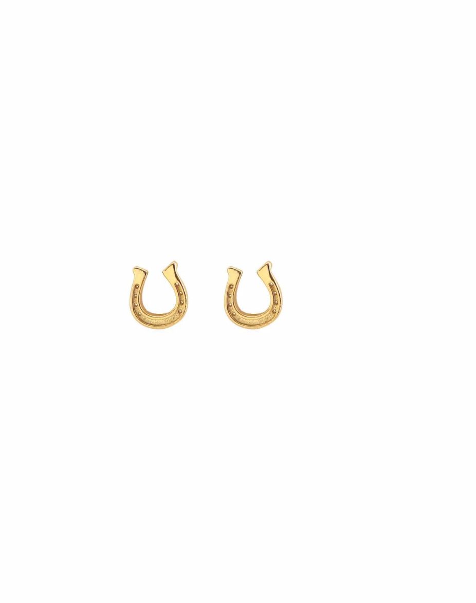 Earrings - Stud: Kris Horseshoe (Gold)