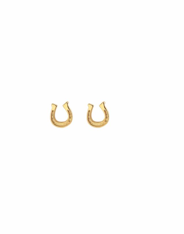 Earrings - Stud: Kris Horseshoe (Gold)