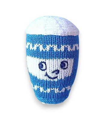 Organic Handmade Rattle - NY Coffee Cup