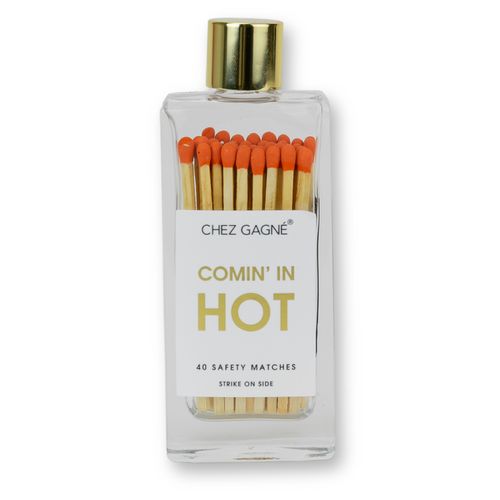 Matches - Glass Bottle: Coming in Hot