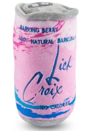 Plush Dog Toy - Small: LickCroix Barkin Berry