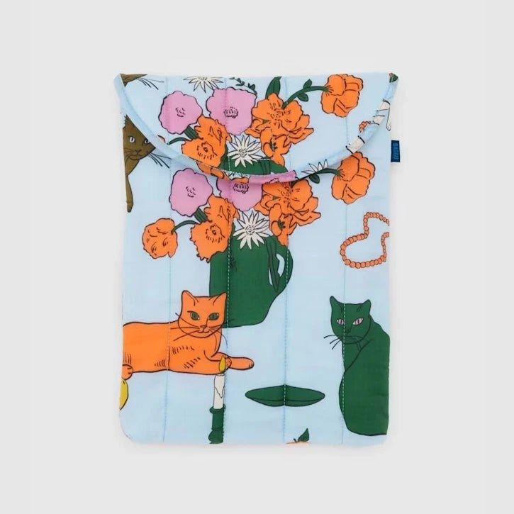 Laptop Sleeve Puffy:  Table Cats