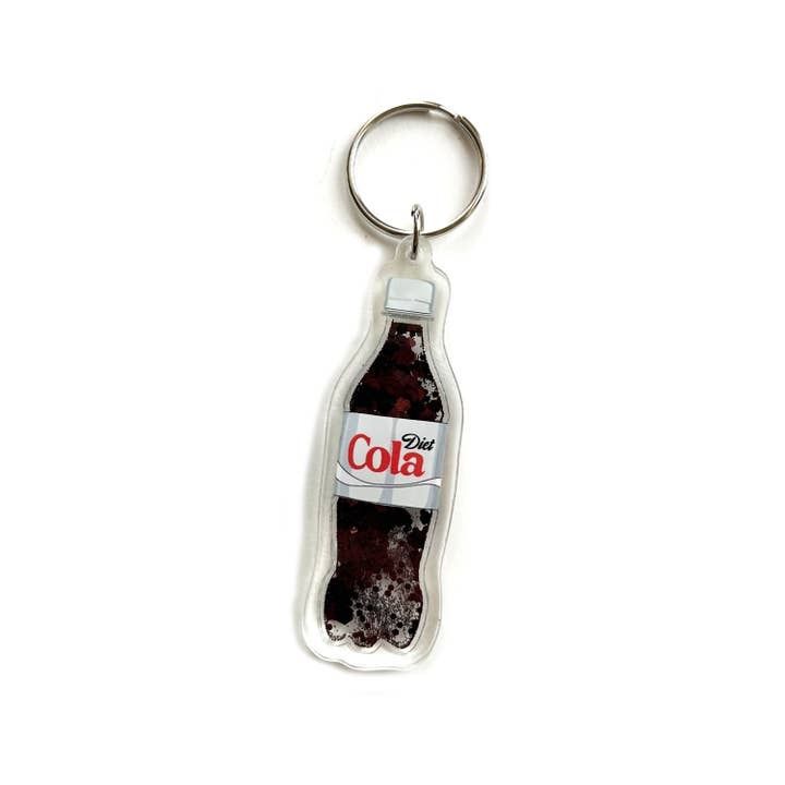 Keychain - Diet Coke Liquid Glitter