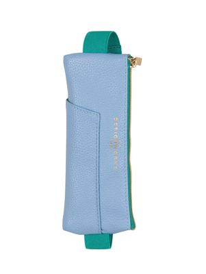 Pen Pouch - Notebook Strap: Green and Blue