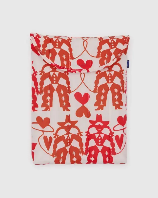 Puffy Laptop Sleeve - Cowgirl