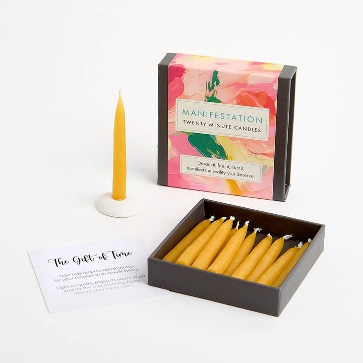 Beeswax Candle Kit - 12x 20 Minute: Manifestation