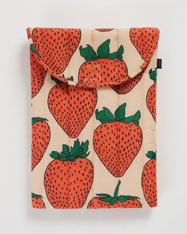 Laptop Sleeve Puffy 16" - Strawberry