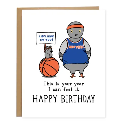 Card - Birthday: Your Year NY Knicks